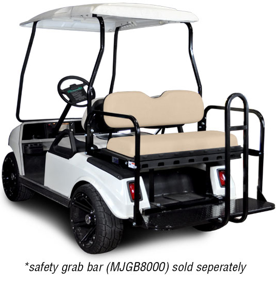 Golf Carts Plus | Belleville MI | Club Car DealerClub Car DS Rear Flip Seat  Kit - Steel - Golf Carts Plus | Belleville MI | Club Car Dealer