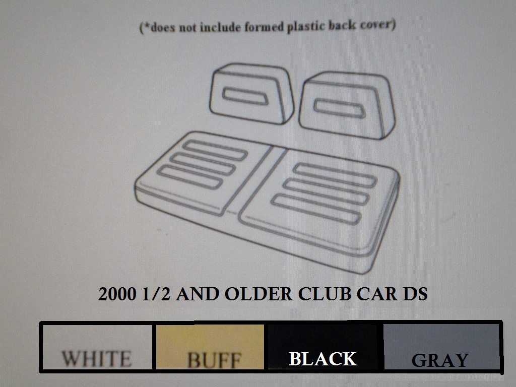 Golf Carts Plus Belleville MI Club Car DealerOEMDS Replacement Back Cover 2000 1/2 and