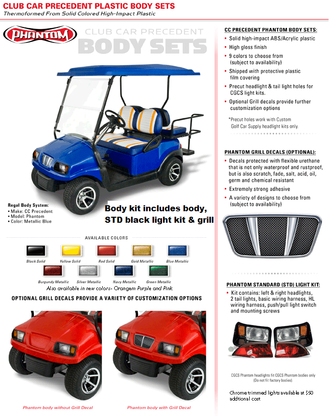 Golf Carts Plus | Belleville MI | Club Car DealerPrecedent Custom Body ...